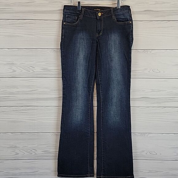 South Pole Darkwash Blue Denim Bootcut Jeans Womens Size 9 - Picture 5 of 14